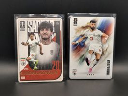 2x Iran Inserts - Panini Kayou World Cup 2026