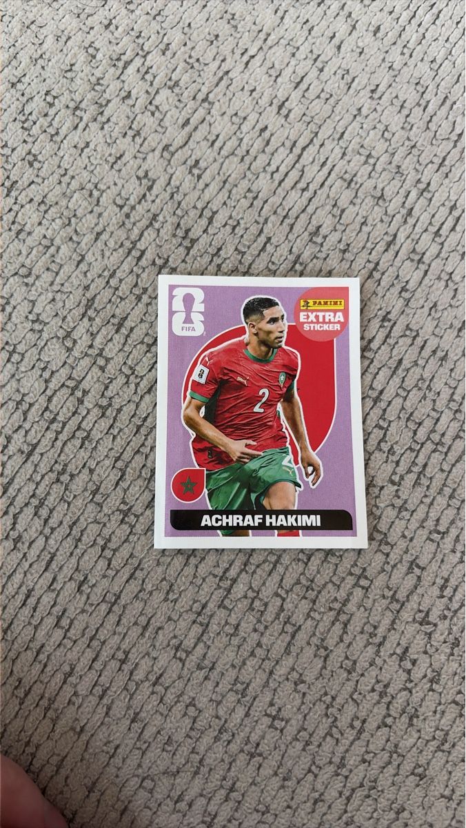 Panini Carte collezionabili: Carte Panini Achraf Hakimi extra sticker bon état – Nuovo (secondo la descrizione) da Grand-Lancy venduto da Andreas.13
