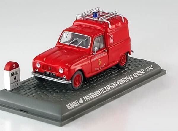 Renault Modellini d'auto: Renault 4 Fourgonnette "Sapeurs Pompiers D' Annonay 1963" – Nuovo e nell'imballaggio originale da Gerlafingen venduto da espero88 2