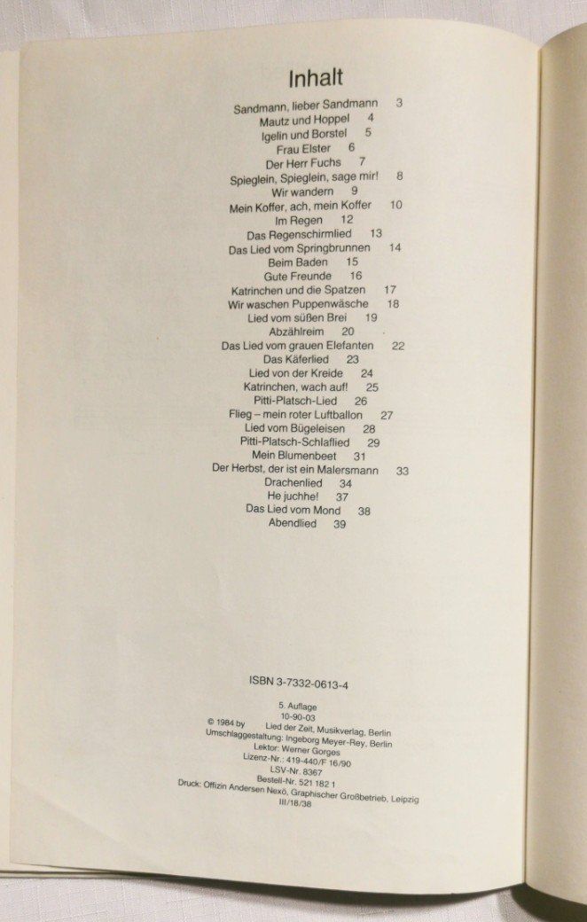Bücher: Sandmann, lieber Sandmann 1984 – Gebraucht aus Wängi von ABIZONE-86 1