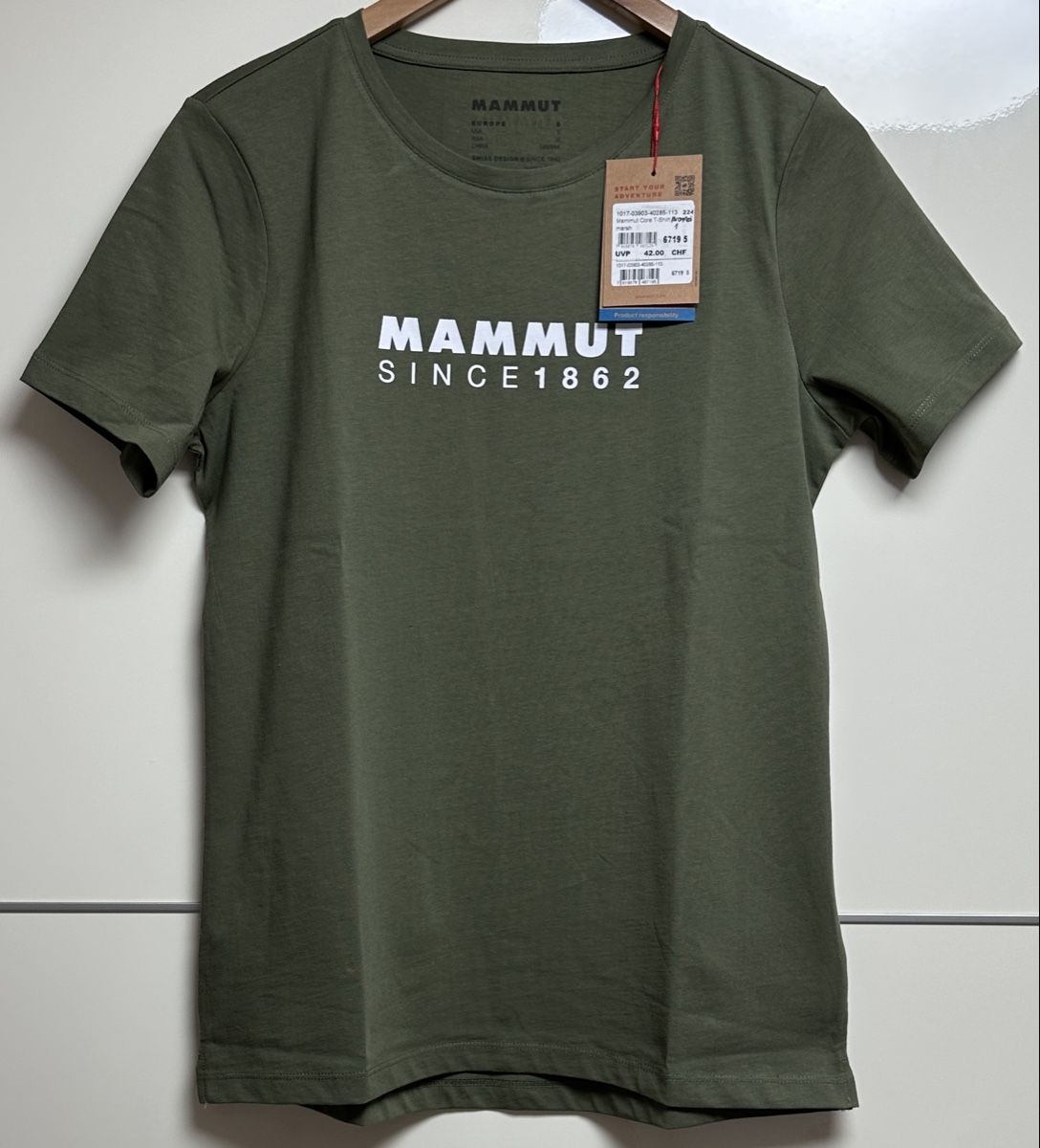 Mammut T-Shirts: Mammut tshirt G S – Neu und originalverpackt aus Maienfeld von tobeyl2020