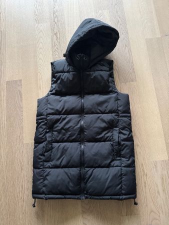 Lange Weste, Damen, Schwarz, Grösse M