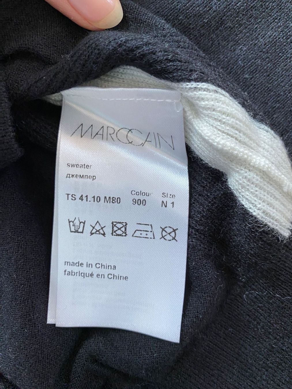 Marc Cain Maglioni & Felpe: Marc Cain - schwarzer Woll-Kaschmir-Pullover – Usato da Meilen venduto da kleisi01 4