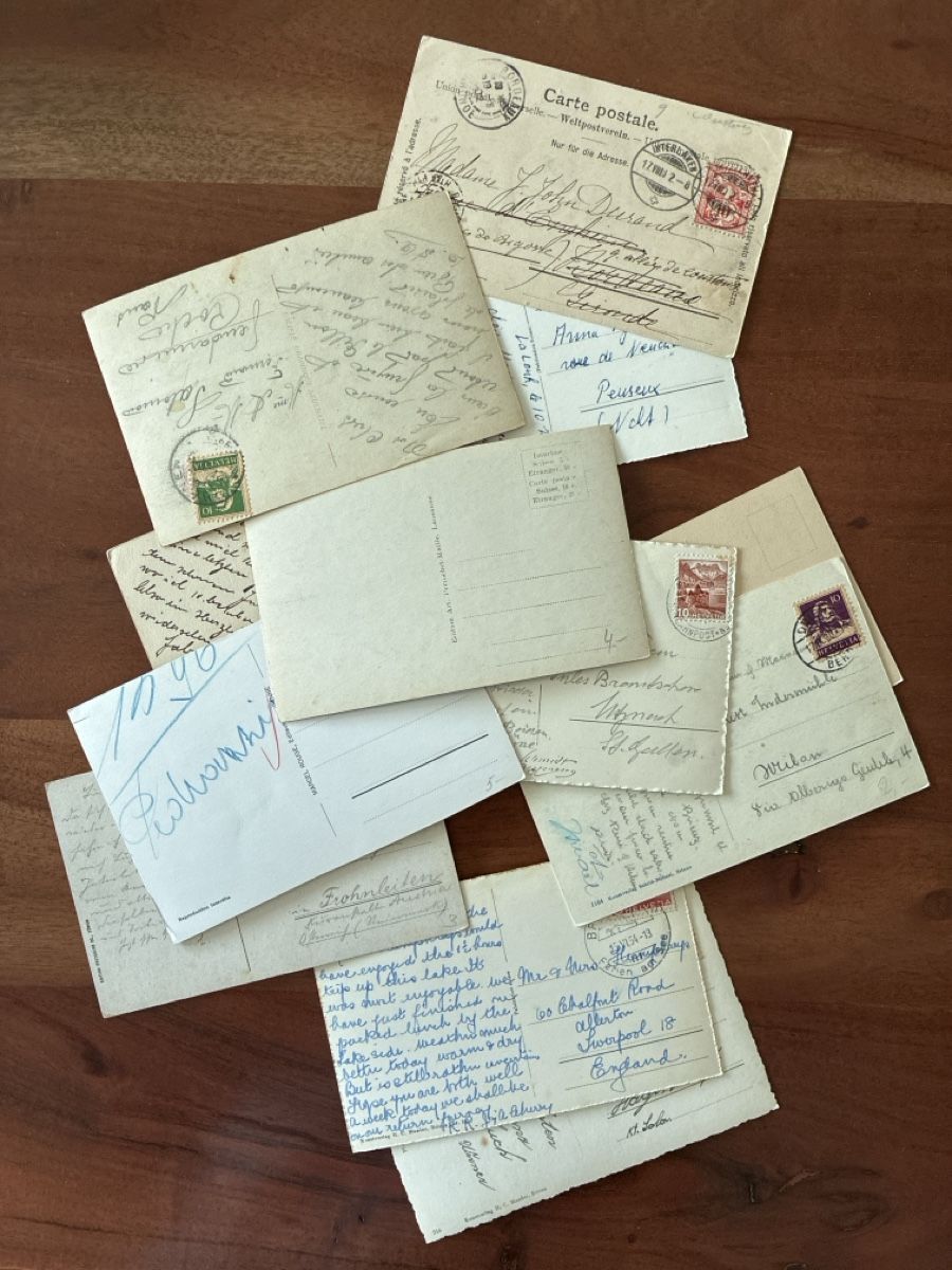Cartoline postali: 54 Ansichtskarten diverse vom Kanton Bern – Usato da Oftringen venduto da Cla.vD.74 5