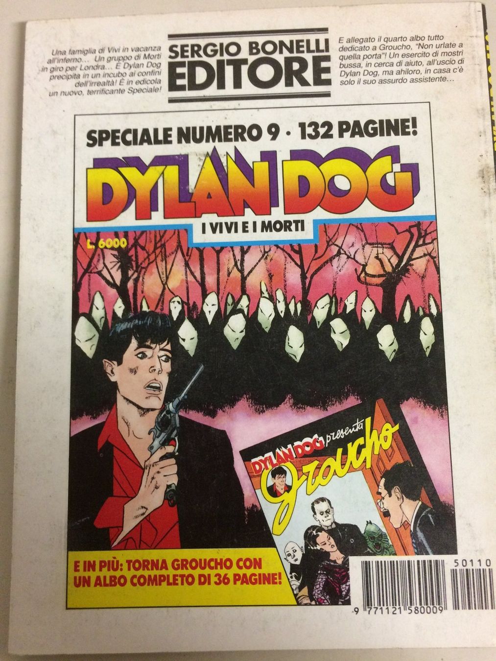 Fumetti: DYLAN DOG  # 110 ARACNE  Sergio Bonelli‪ 1995 – Usato da Vezia venduto da Aquarius_Age 1