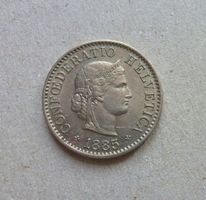++ 5 Rappen 1885, gute Erhaltung