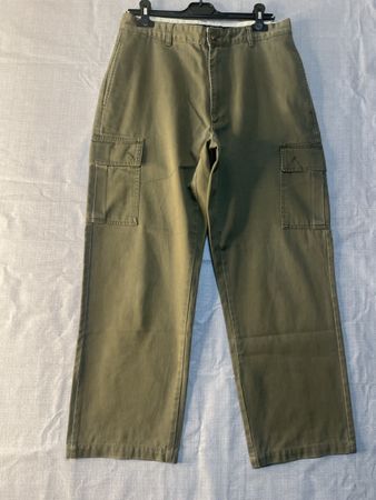 Pantaloni Cargo Polo Ralph Lauren Verde Oliva Usato