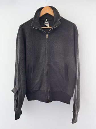 Dolce & Gabbana Grey Wool Blend Winter Jacket XXL