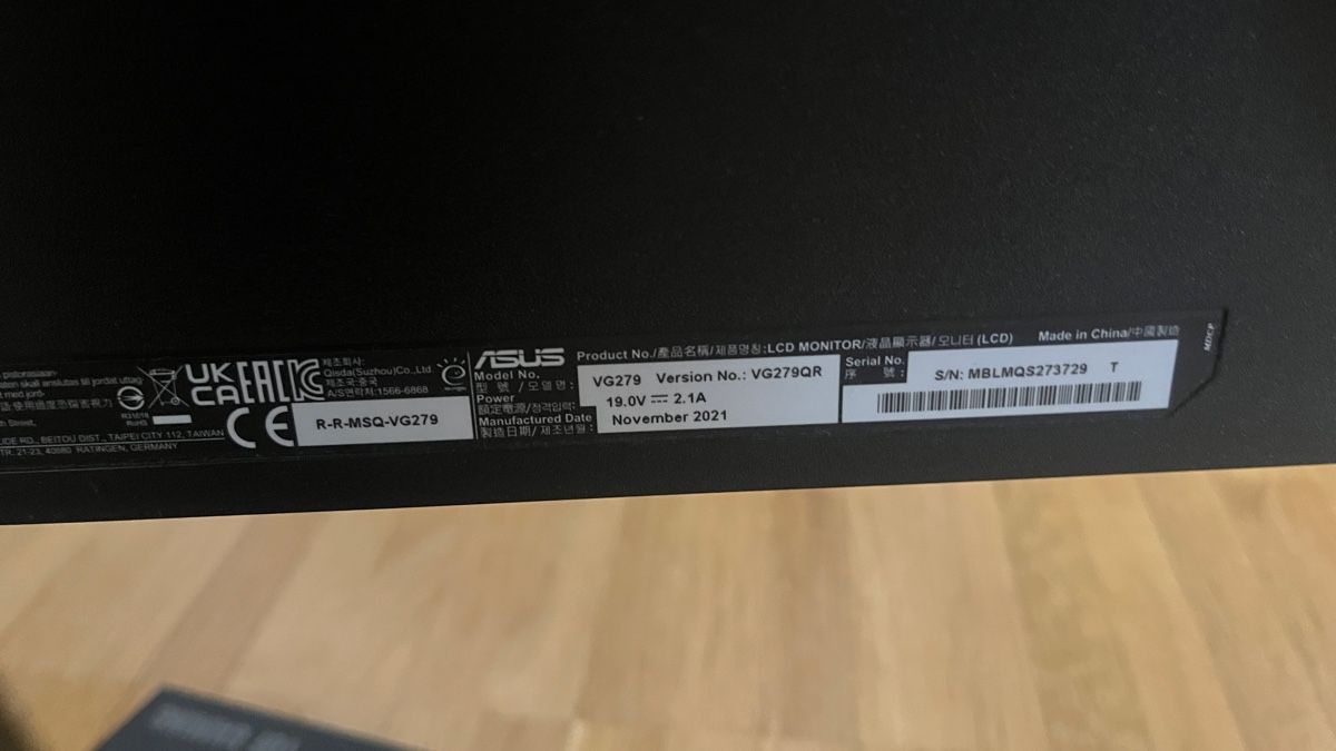 Monitor: Asus Monitor – Usato da Ebikon venduto da Gismo0 1