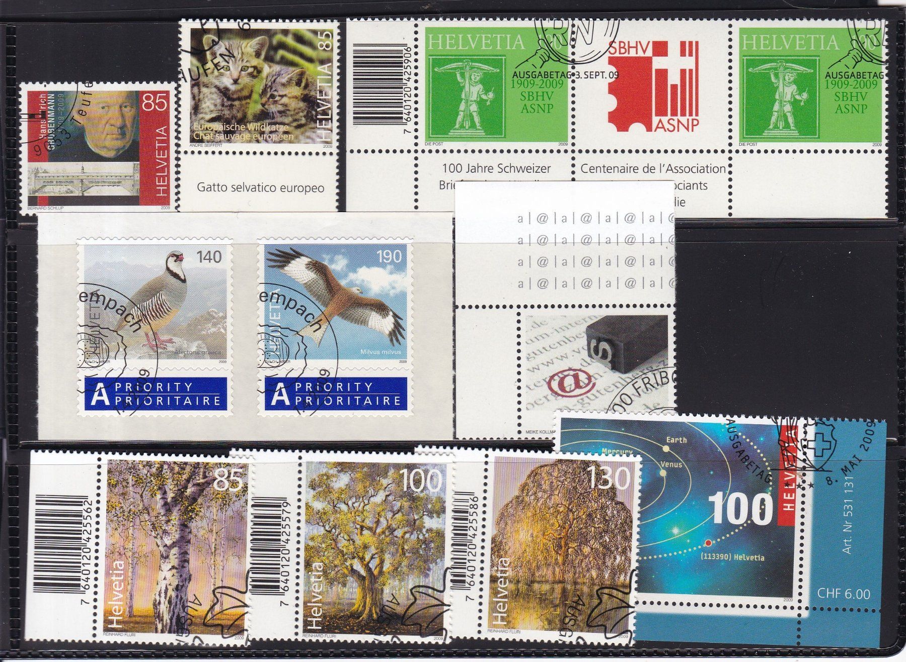 Alle Briefmarken: CH Briefmarken Lot ab 2007, ET – Gebraucht aus Münchwilen AG von Nesar 4