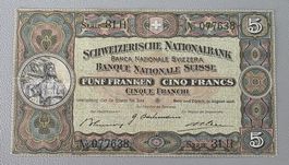 5 Fr. 31.August 1946 Super erhaltung