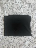 Schwarzes Bandeau-Top