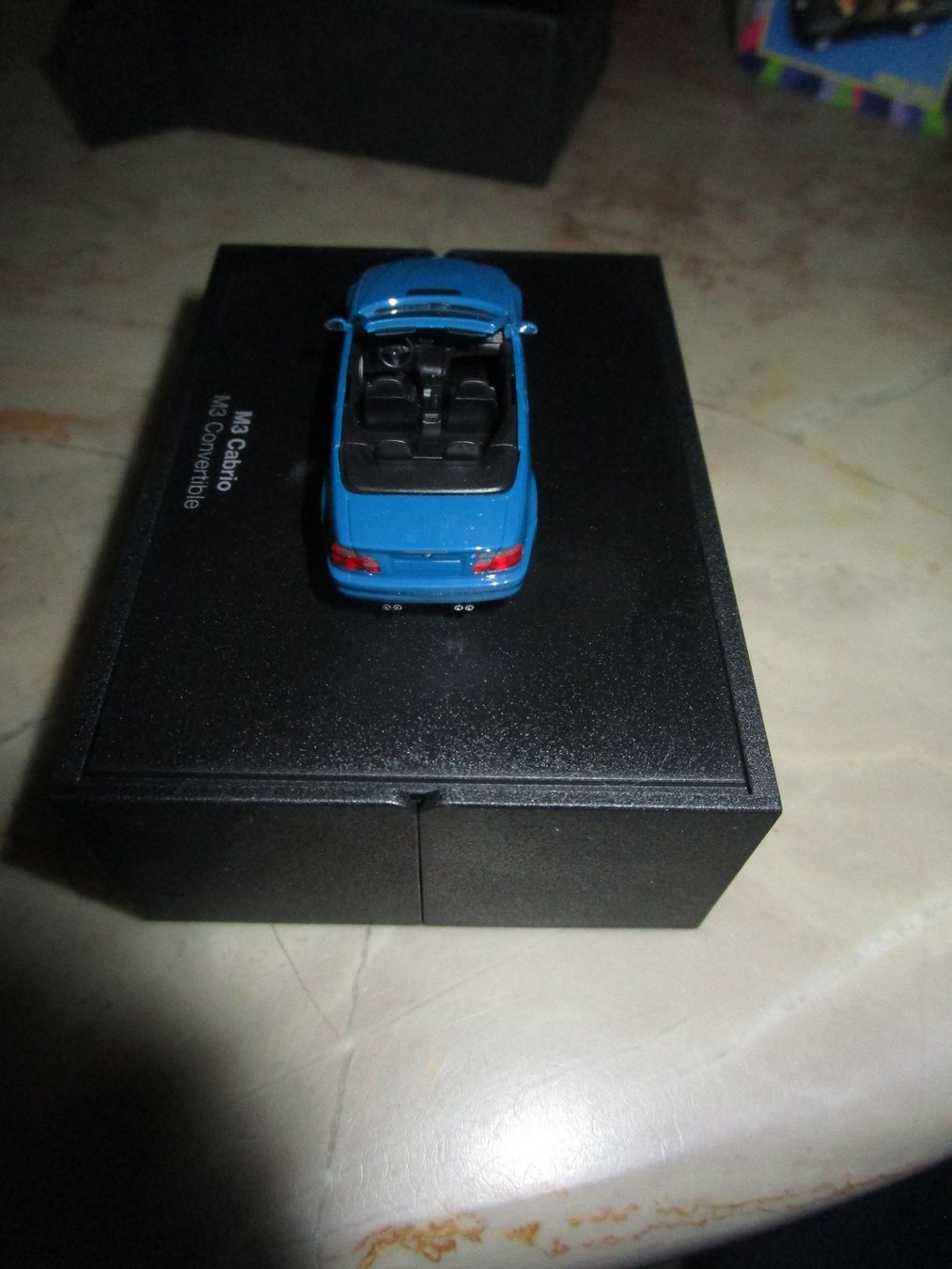 BMW Modellini d'auto: BMW M3 E-46 CABRIOLET 1/87 BMW WERBE MODELL IN HELLBLAU – Nuovo e nell'imballaggio originale da GUTENSWIL venduto da Alpina6 5