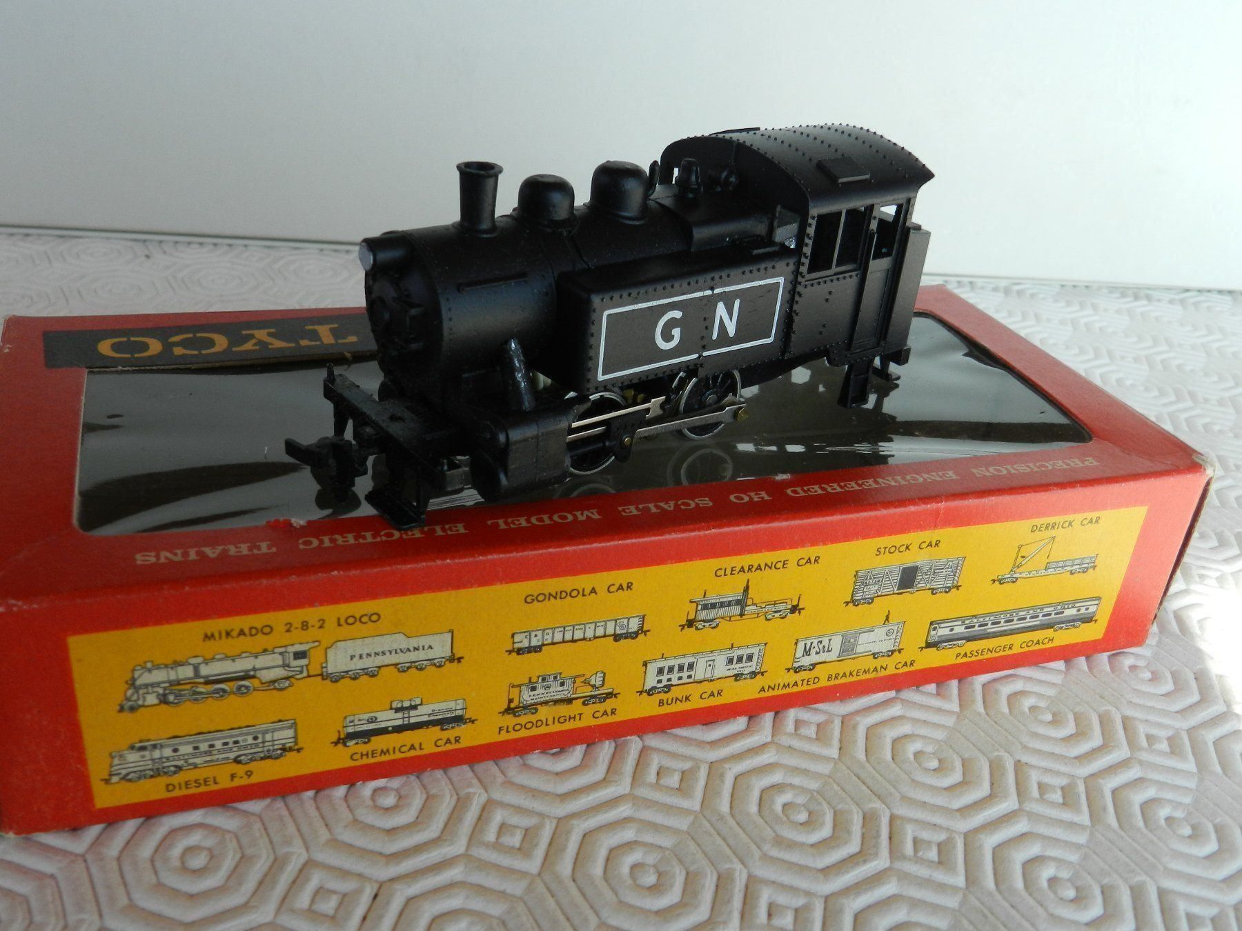 Tyco Modellini di ferrovie: H0 DC TYCO Tenderdampflok Booster GN – Usato da Arzier-Le Muids venduto da elocin83