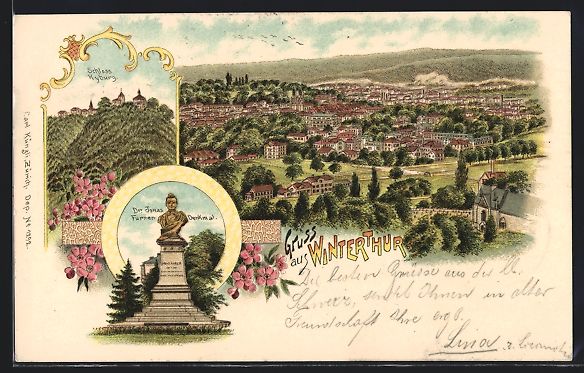 Ansichtskarten: Litho Winterthur, Schloss Kyburg, Dr. Jo – Gebraucht aus Berlin von bartko-reher