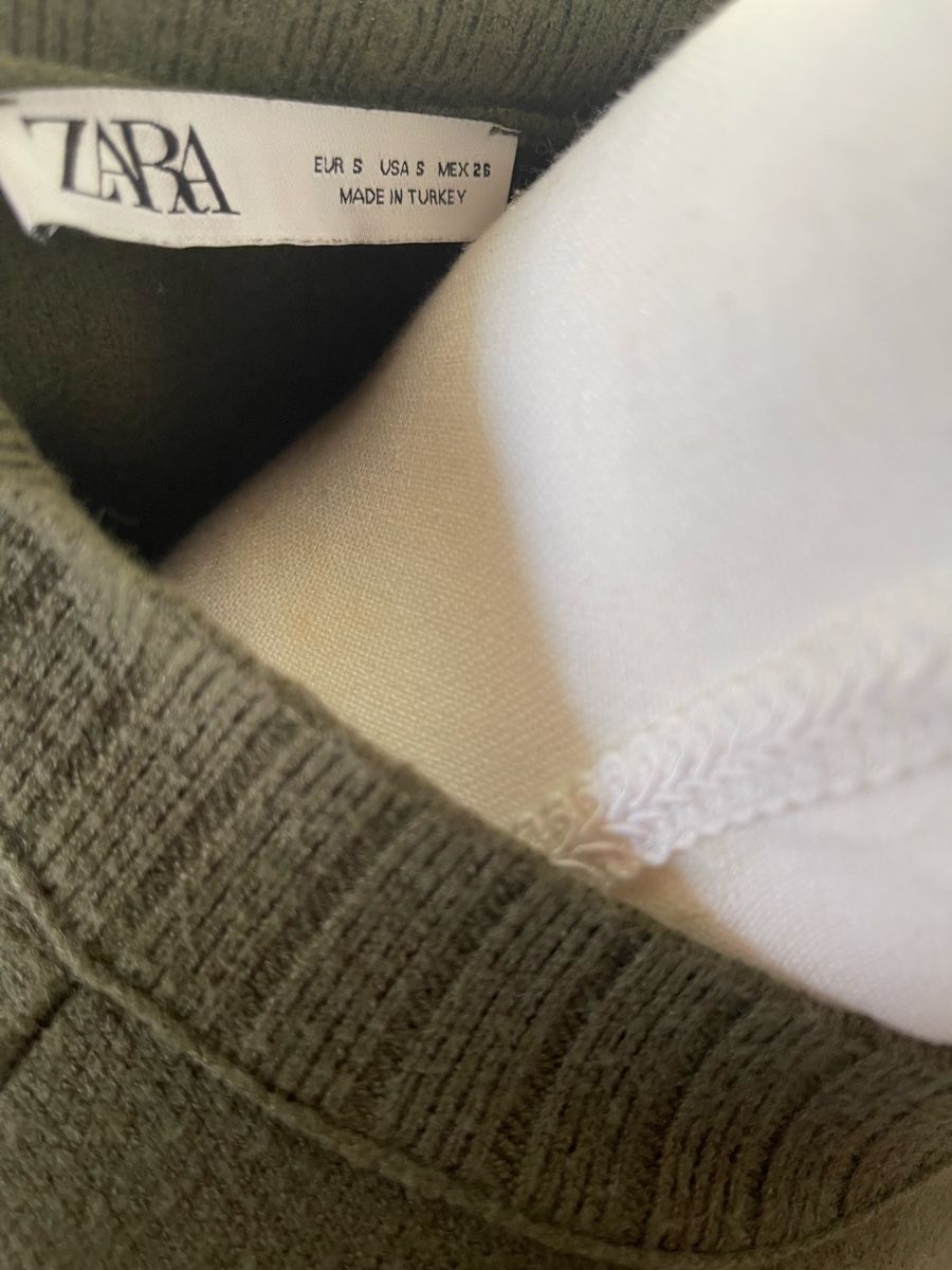 Zara Maglioni & Felpe: Oversize ZARA Pullover in Khaki-Grün, Gr. S – Usato da Läufelfingen venduto da B_C_Sch. 2