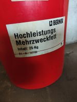 Berner Hochleistungsmehrzweckfett 25 Kg für Radlager uvm.