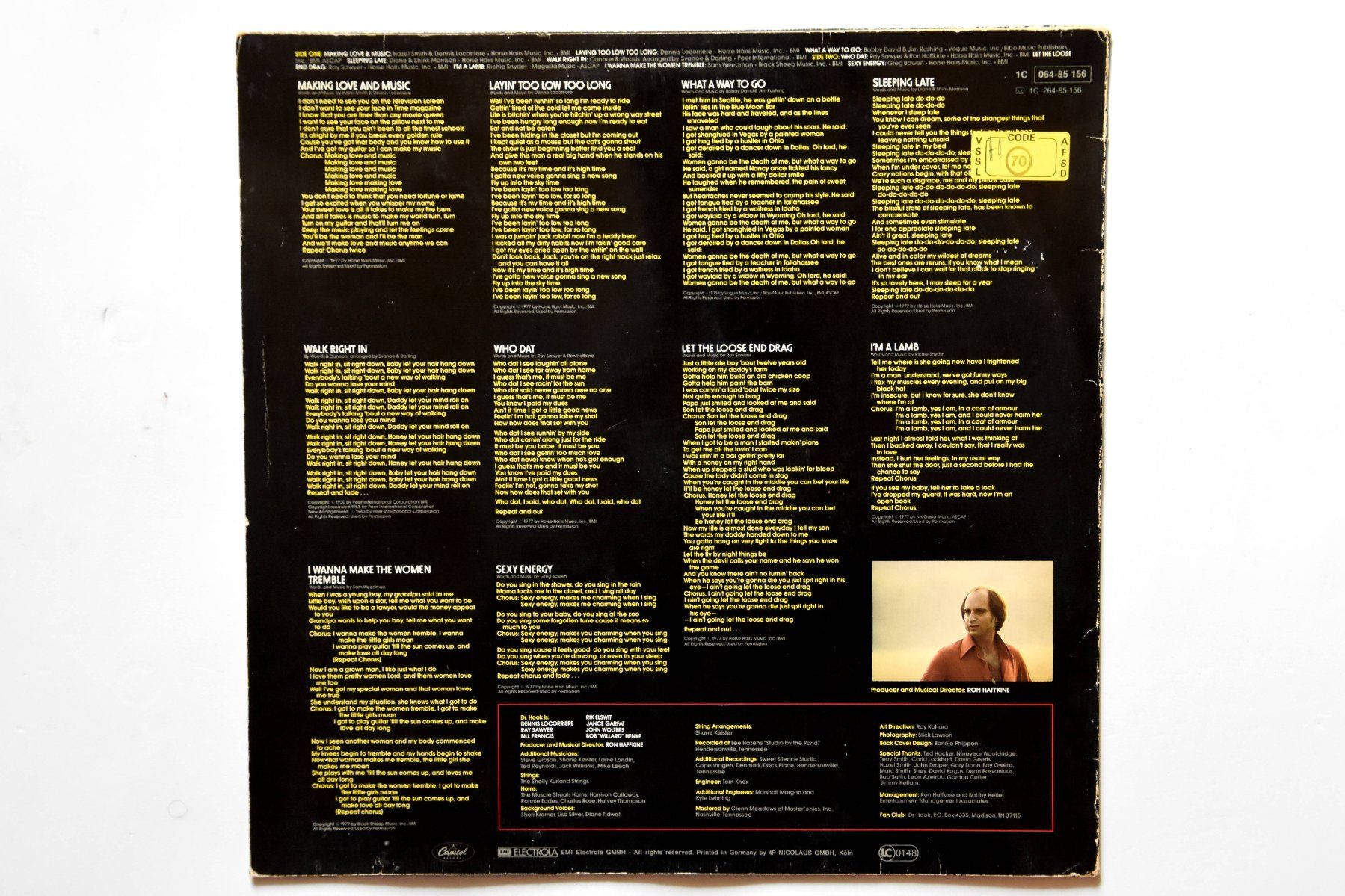 Dischi in vinile: Dr. Hook - Makin' Love and Music – Usato da Belmont-sur-Yverdon venduto da ag97 1