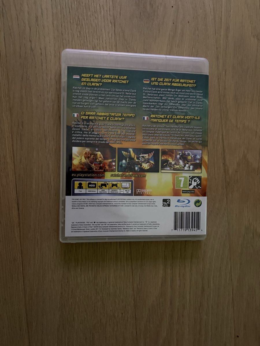 Sony Giochi: PS3 Ratchet & Clank A Crack in Time | CIB  – Usato da Aarau venduto da ruedinho 1