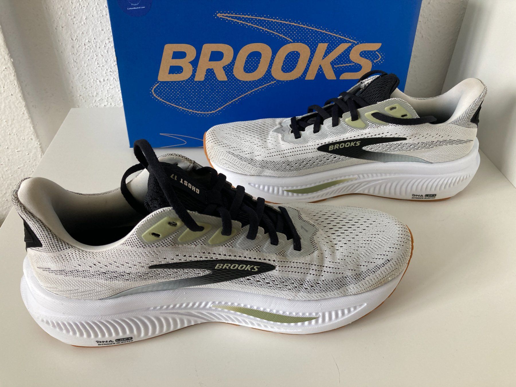 Brooks Herrenschuhe: Brooks Ghost 17 Hommes Taille 43 Blanc/Noir – Neu (gemäss Beschreibung) aus Biel/Bienne von almercaa 7