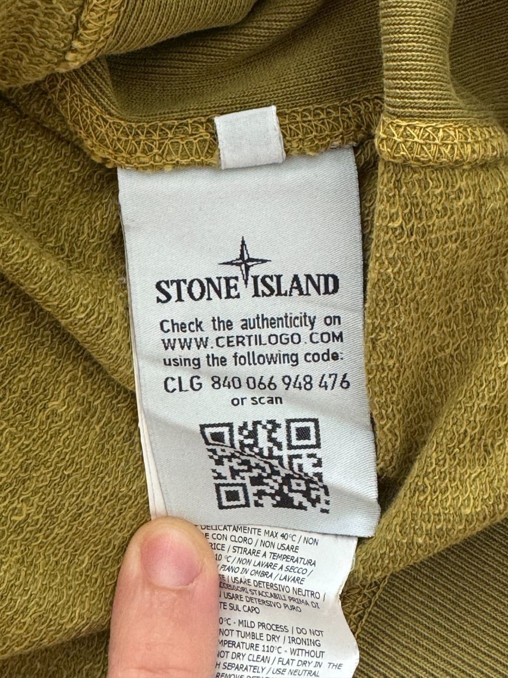 Stone Island Maglioni & Felpe: Stone Island Sweatshirt Limegrün – Usato da Yens venduto da jelpet84 1