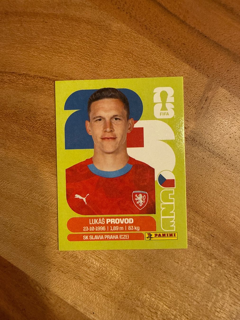 Panini Sammelbilder & Trading cards: WM 2026 Panini Sticker Lukas Provod CZE 10 – Gebraucht aus Winterthur von ylaura