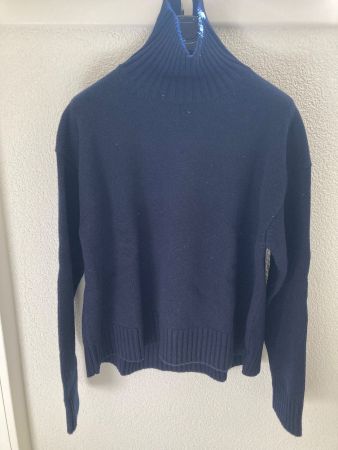 Jil Sander Kaschmere Pullover dunkelblau, Gr. 36, NEU!