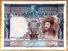 1000 Pesetas Spanien 1925!!! Top Zustand!!! Rarität!!!