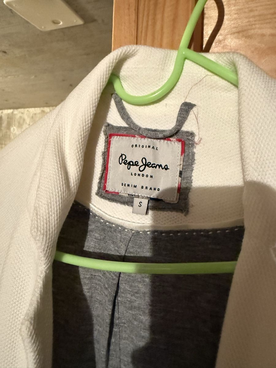 Pepe Jeans Jacken: Pepe Jeans Blazer - Size S - White/Grey - Spring Style! – Neu (gemäss Beschreibung) aus Buchs SG von ayt_87vv 2