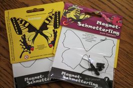 5 x Schmetterling Bastelset ☆ Magnet-Schmetterlinge