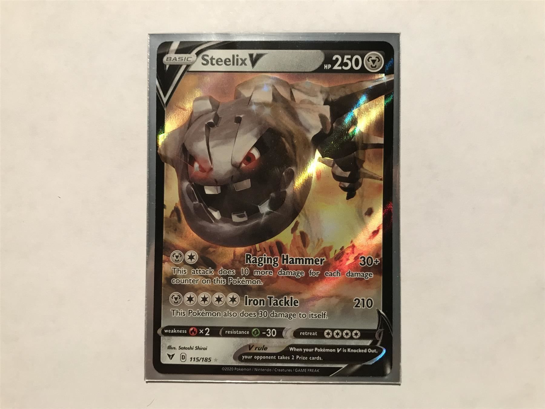 Pokémon Carte collezionabili: Steelix V – Nuovo (secondo la descrizione) da Hagendorn venduto da Pokecollectorch