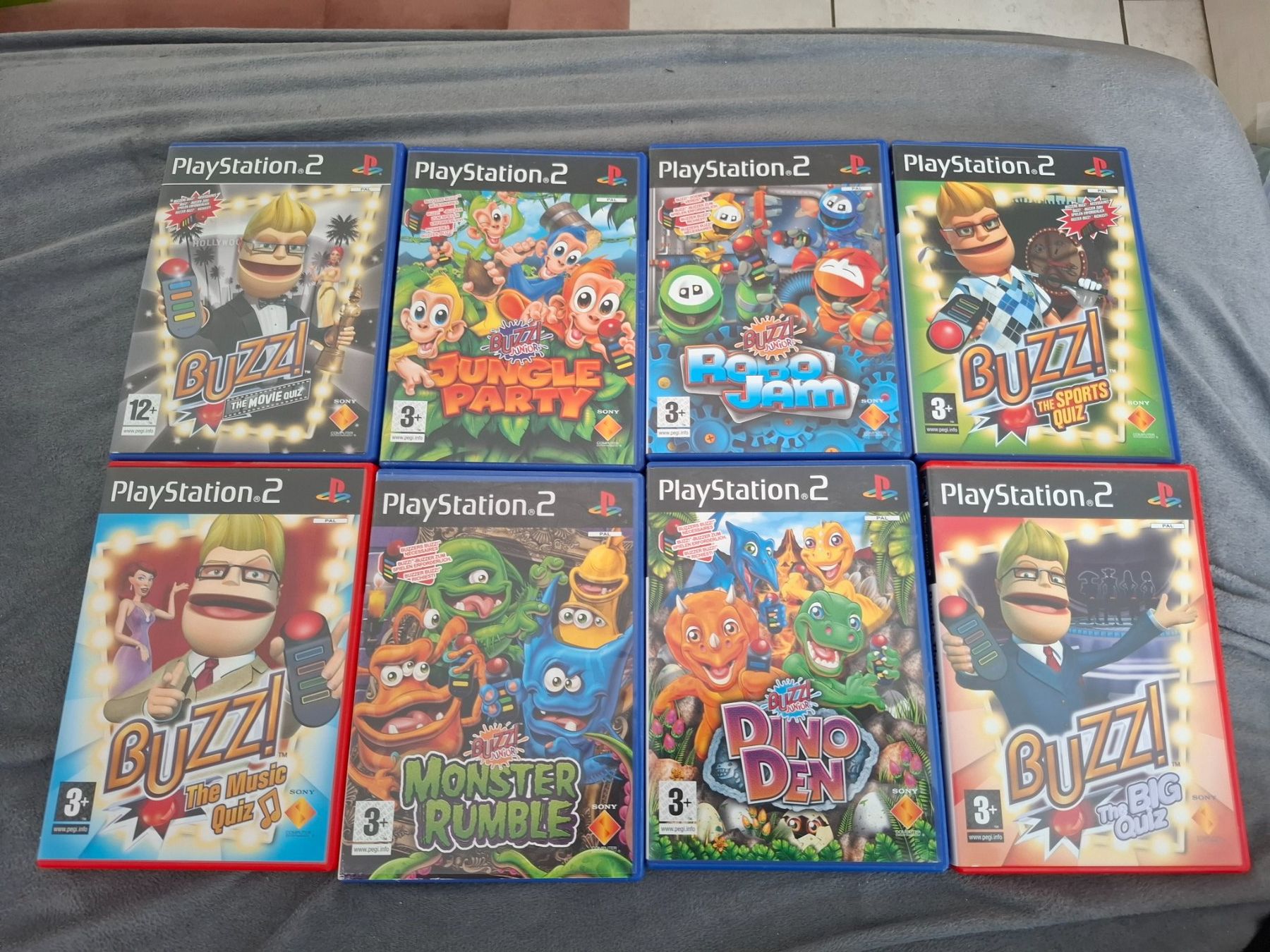 Spiele: PlayStation 2 Buzz Spiele – Gebraucht aus Oberwil-Lieli von Dino20030 1