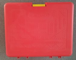 Valise, coffret Meccano, 35 x 41 x 10 cm, modèle 1994, vide