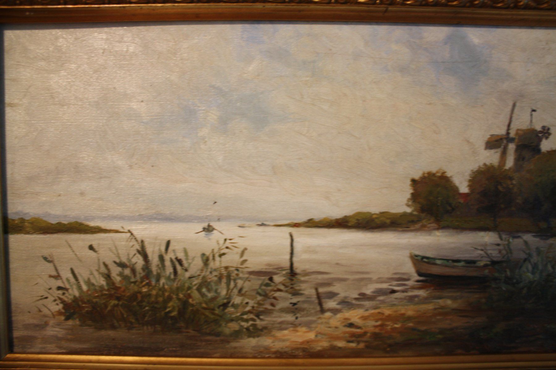 Dipinti: Landschaft von D.Sch. - signiert – Usato da Altstätten SG venduto da sulim 3