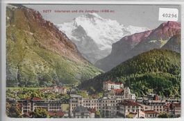 Interlaken und die Jungfrau - Litho