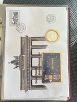 Münzbrief Brandenburger Tor mit Briefmarke