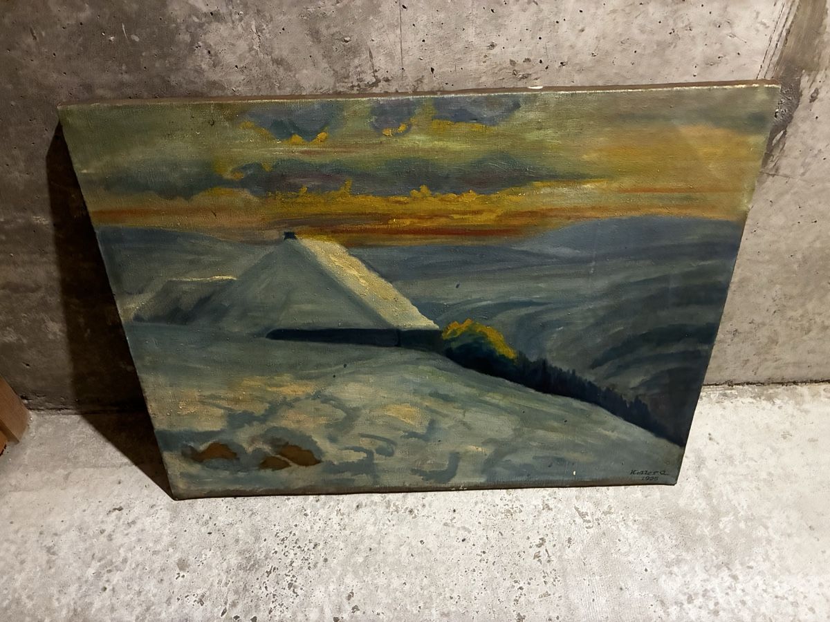 Dipinti: Ölgemälde Winterlandschaft 1925 – Usato da Lengnau BE venduto da Warmbrodt
