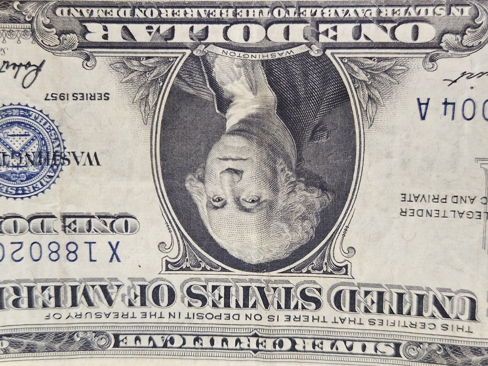 Banconote: US Dollar 1 Note Serie 1957 Silver Certificate – Usato da Schlieren venduto da Bestleo 4