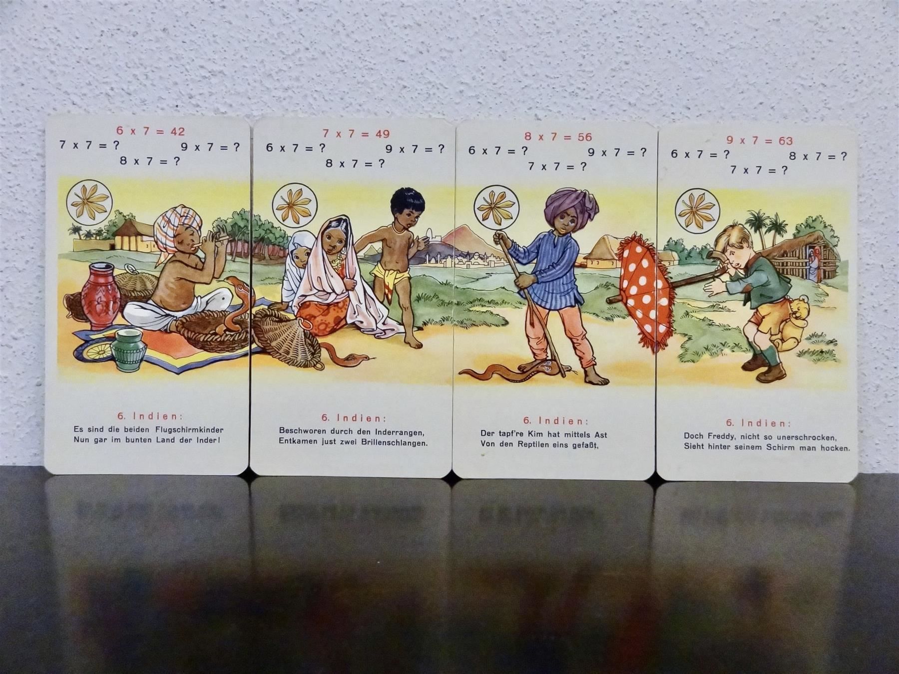 Ravensburger Giochi: schönes altes Quartett DAS LUSTIGE 1x1 – Usato da Kerzers venduto da wisaundso 8