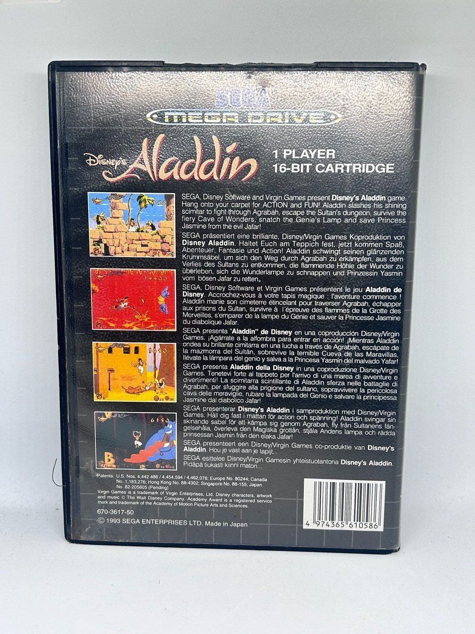 Sega Giochi: Disney's Aladdin per Sega Mega Drive – Usato da Giubiasco venduto da LorisVale 1
