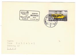 Carte de Basel BPA A367 pour Bern le 4.V.46