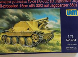 Modellbausatz 15cm sIG-33/2 auf Jagdpanzer 38(t) 1:72