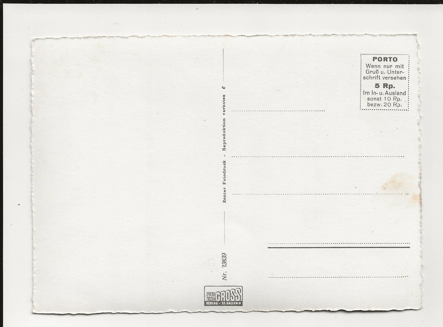 Ansichtskarten: AK ca.1950 Andeer Graubünden – Gebraucht aus Greifensee von 315WDO 1