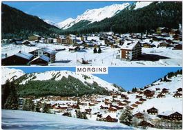 Morgins  - 2 Bild AK