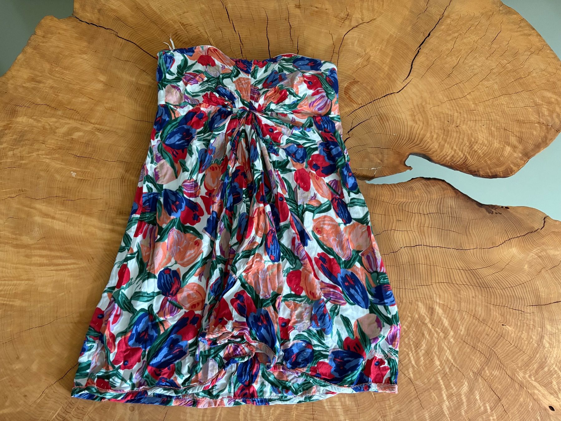 Pepe Jeans Kleider: Robe bustier fleurs PEPE JEANS | Bustierkleid Perlen Gr. L – Gebraucht aus Zürich von AnnaSa 3