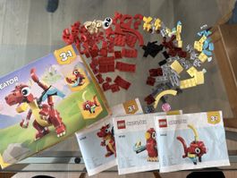 LEGO Creator 31145, 3-in-1, Drache, komplett mit Anleitung!