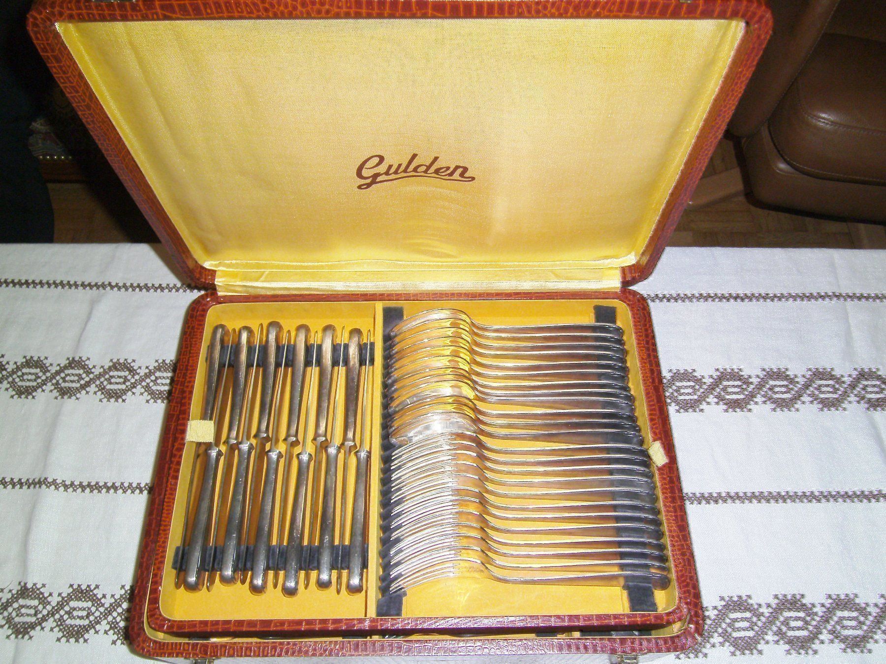 Set di posate: Silber Besteck  -  GULDEN  -  . Vintage. – Usato da Basel venduto da vidra66 6