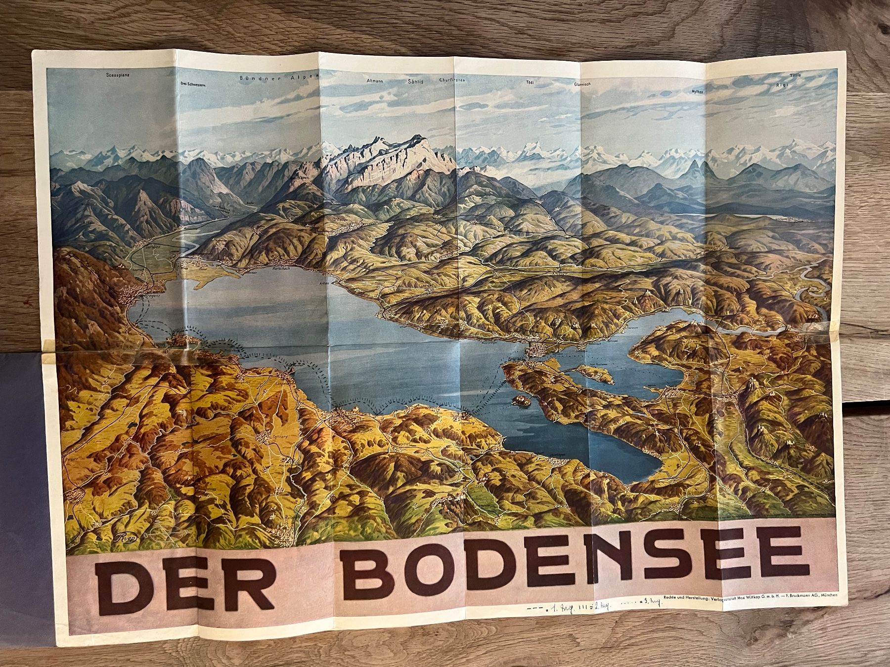 Ansichtskarten: Dokumentation Schulreise Bodenseefahrt 1937 (KoA ) – Gebraucht aus Hermetschwil-Staffeln von militaria-schweiz