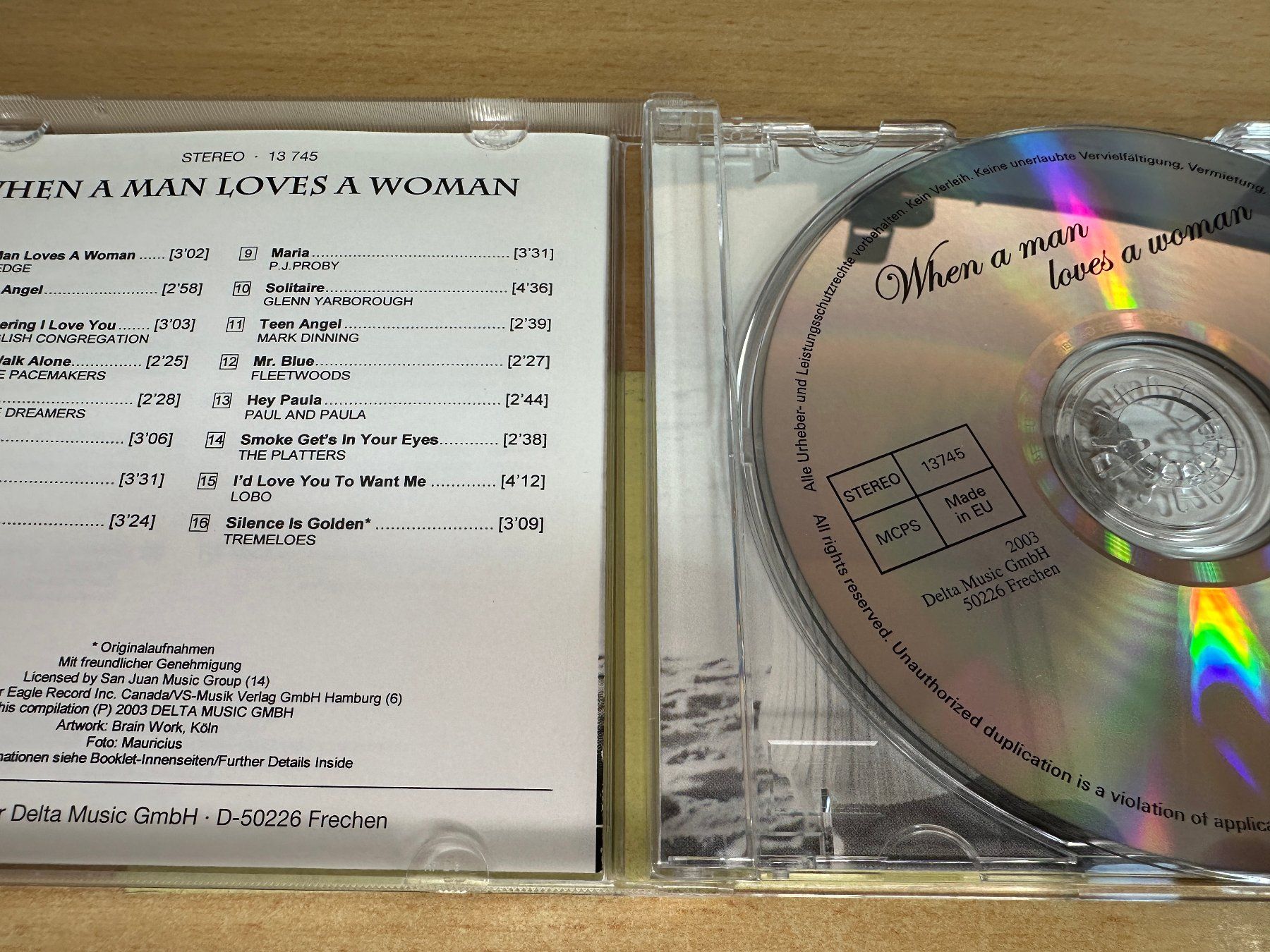 CD: N2 Various - When a man loves a women – Usato da Rikon im Tösstal venduto da Alpenmutz 2