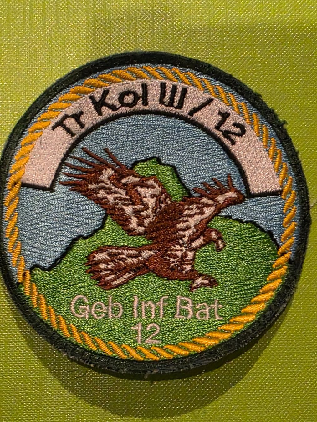 Schweizer Armee Placchette & Badge: Infanterie Badge Train Kol III/12 – Nuovo (secondo la descrizione) da Nyon venduto da freetoys08